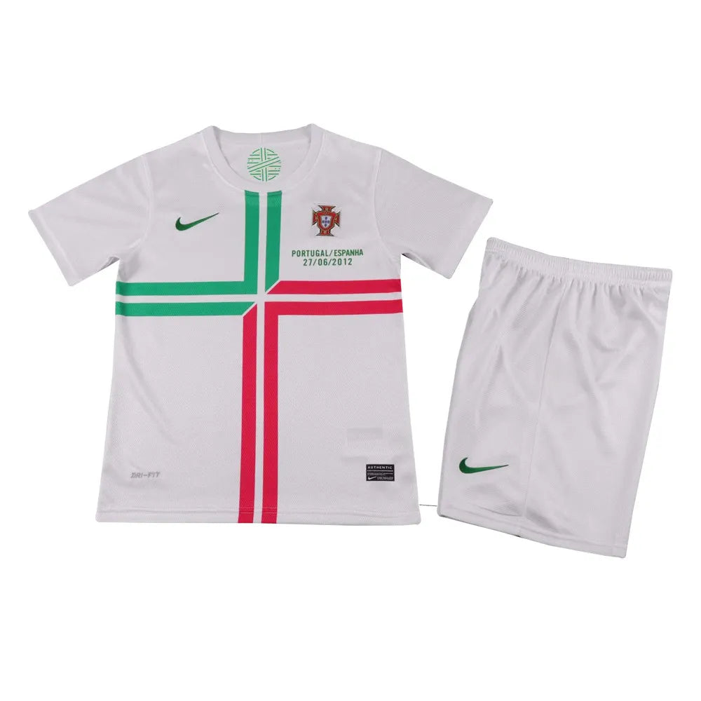 Kids Retro Portugal Away Jersey 2012