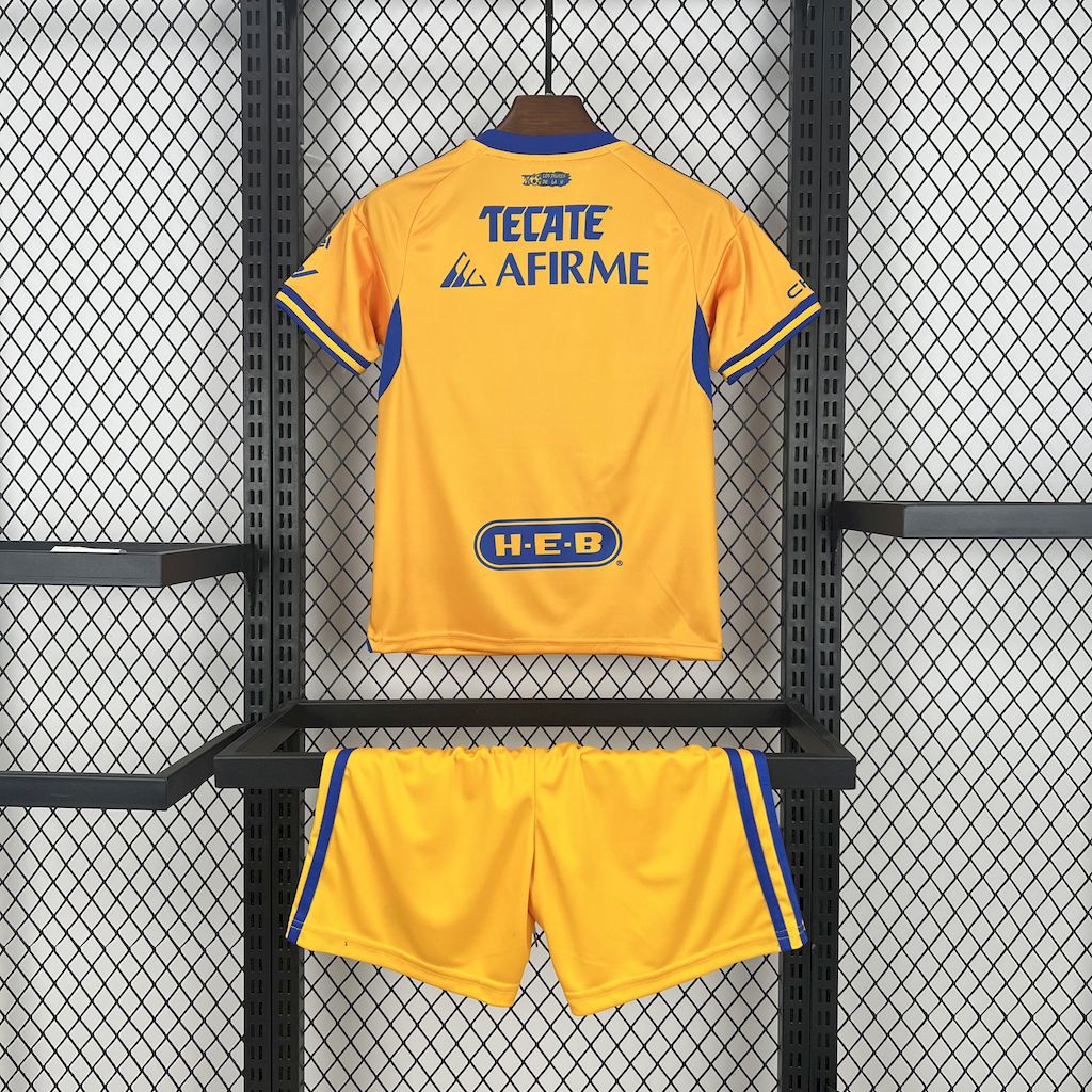 Tigres UANL 2025/26 Home Kids Kit