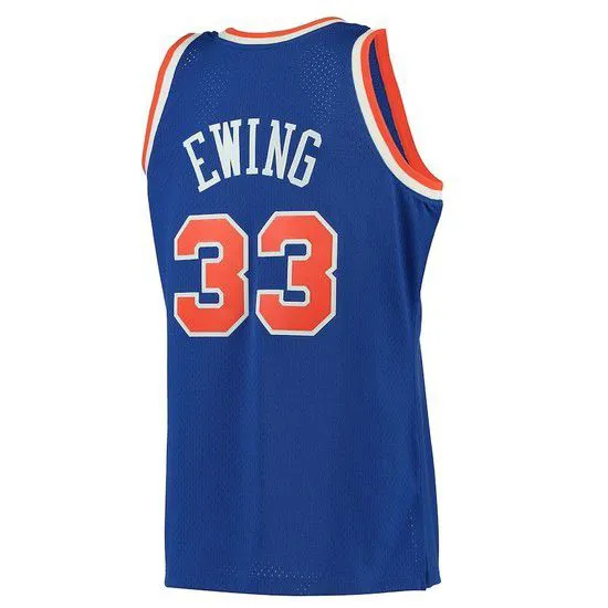 mitchell E Ness New York knicks Swingman-Azul