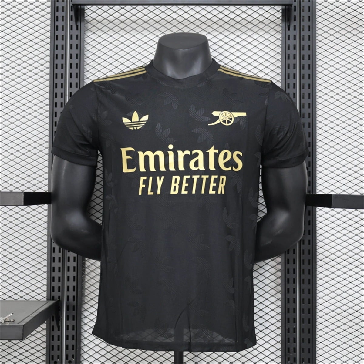 Arsenal 25/26 Special Edition Jersey - Black - Player Version - Slim Fit