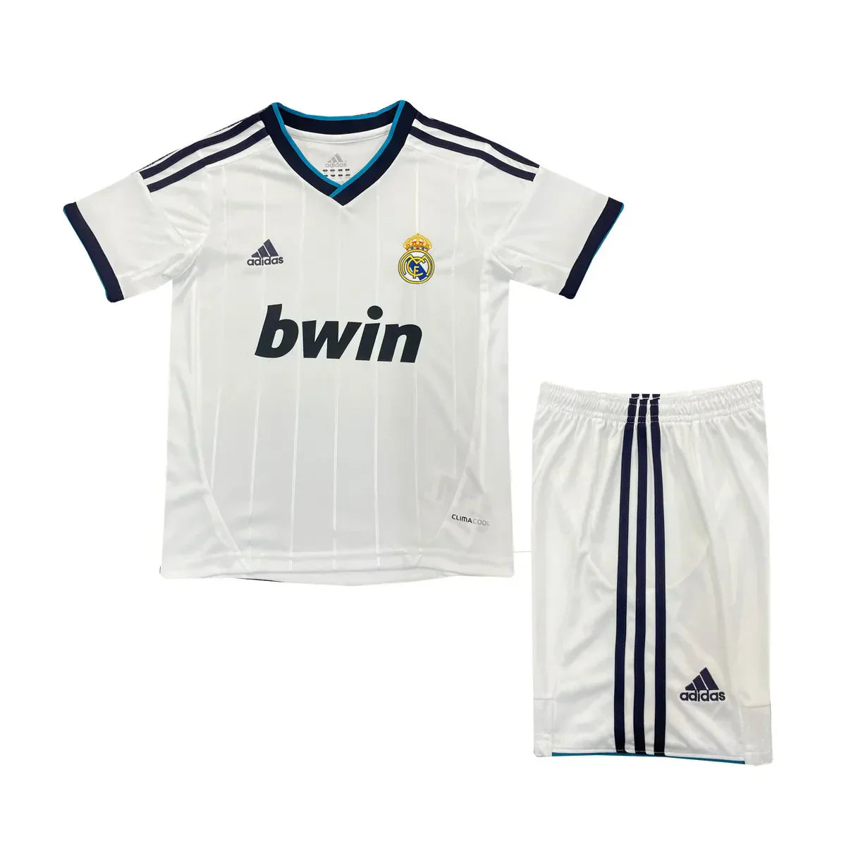 Kit Kids Retro Real Madrid Home Jersey 2012/13