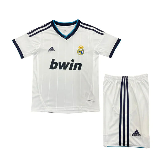 Kids Retro Real Madrid Home Jersey 2012/13