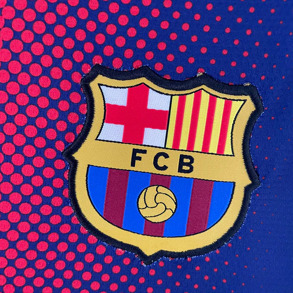 Barcelona 12/13 I Home Jersey - Long Sleeve Retro Version