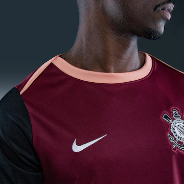 Camisa Corinthians 2026 Treino Masculina - Vinho