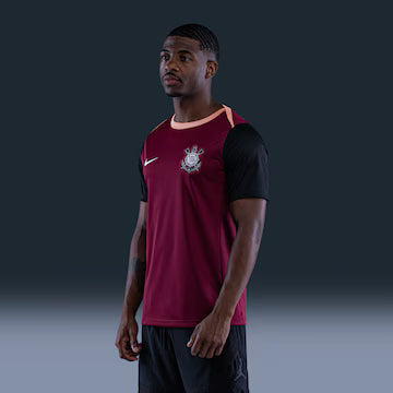 Camisa Corinthians 2026 Treino Masculina - Vinho