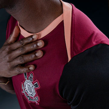 Camisa Corinthians 2026 Treino Masculina - Vinho