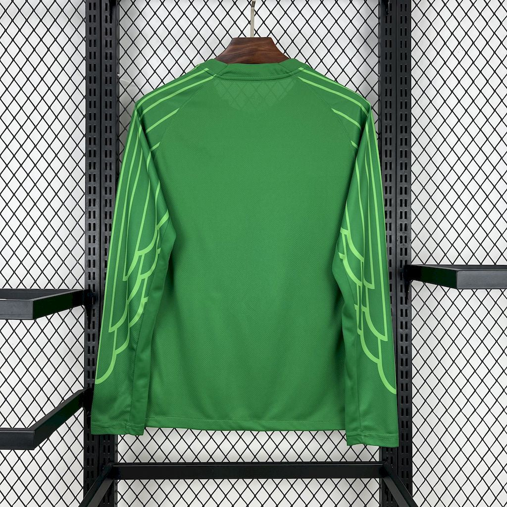 Paris Saint-Germain 2025/26 Green goalkeeper Long Sleeves Jersey