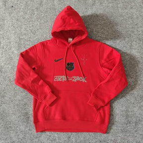 Barcelona Sweatshirt  2025 - Travis Scott Collab Spotify - Red