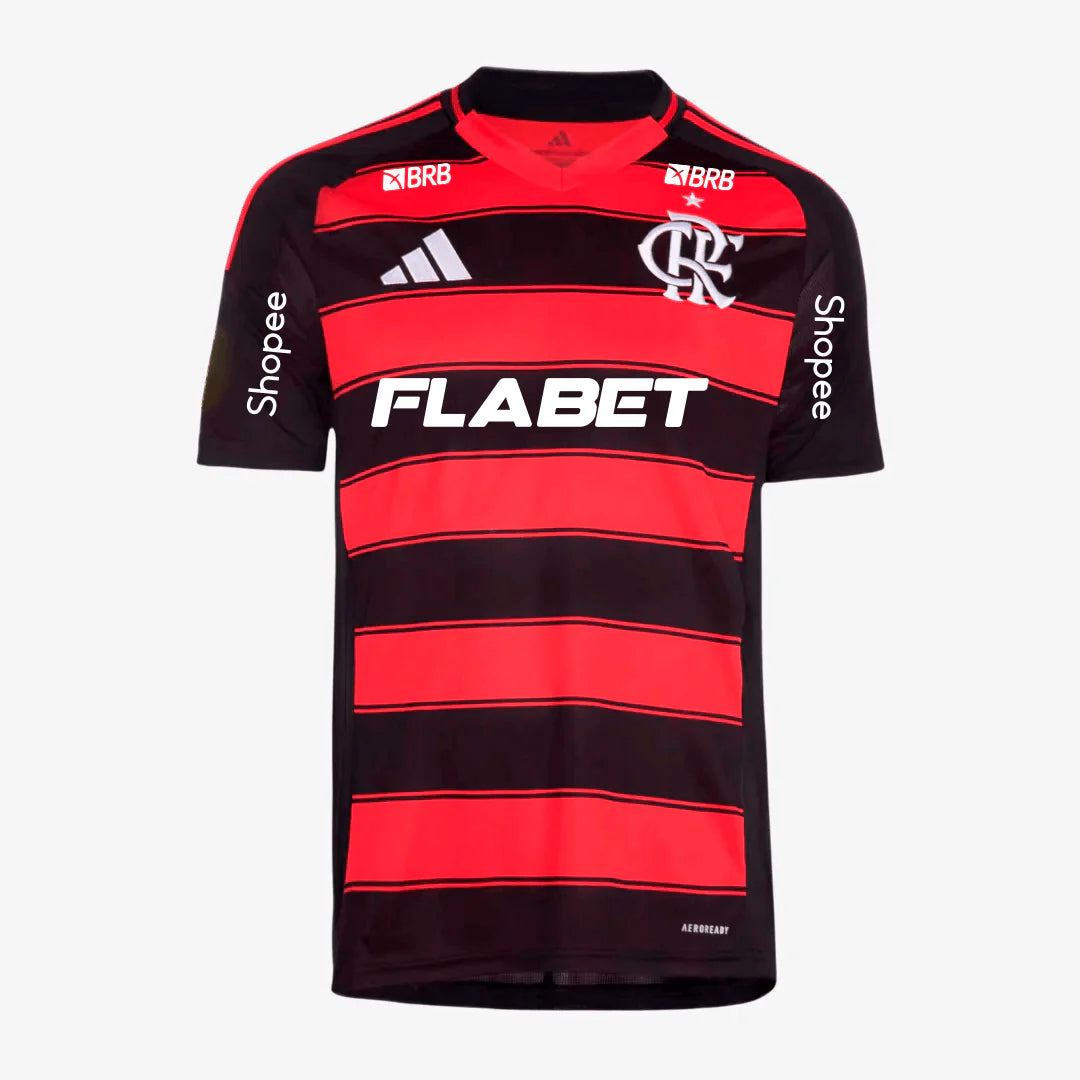 Camisa Adidas Flamengo 2025/26 I Com Patrocínios