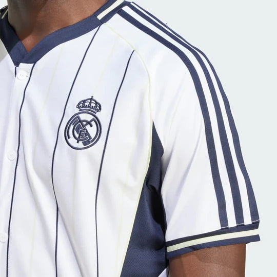 Real Madrid Home Jersey 2025/26 - Version Baseball US Pack [Slim Fit]
