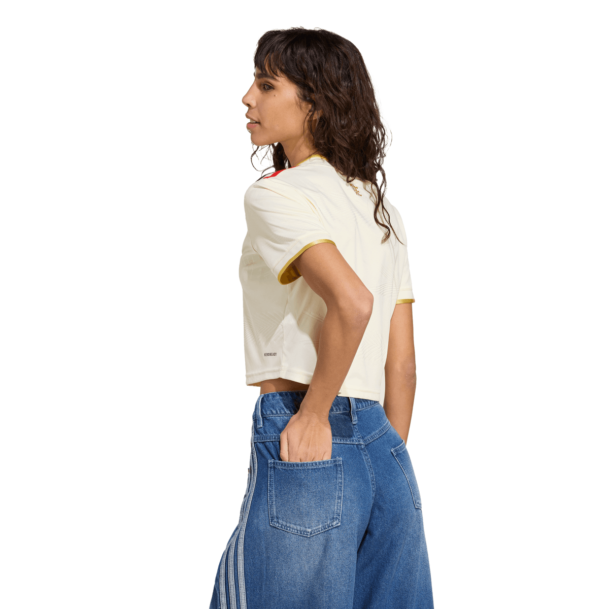 Cropped Flamengo Feminina Jogo 3 Adidas 2025