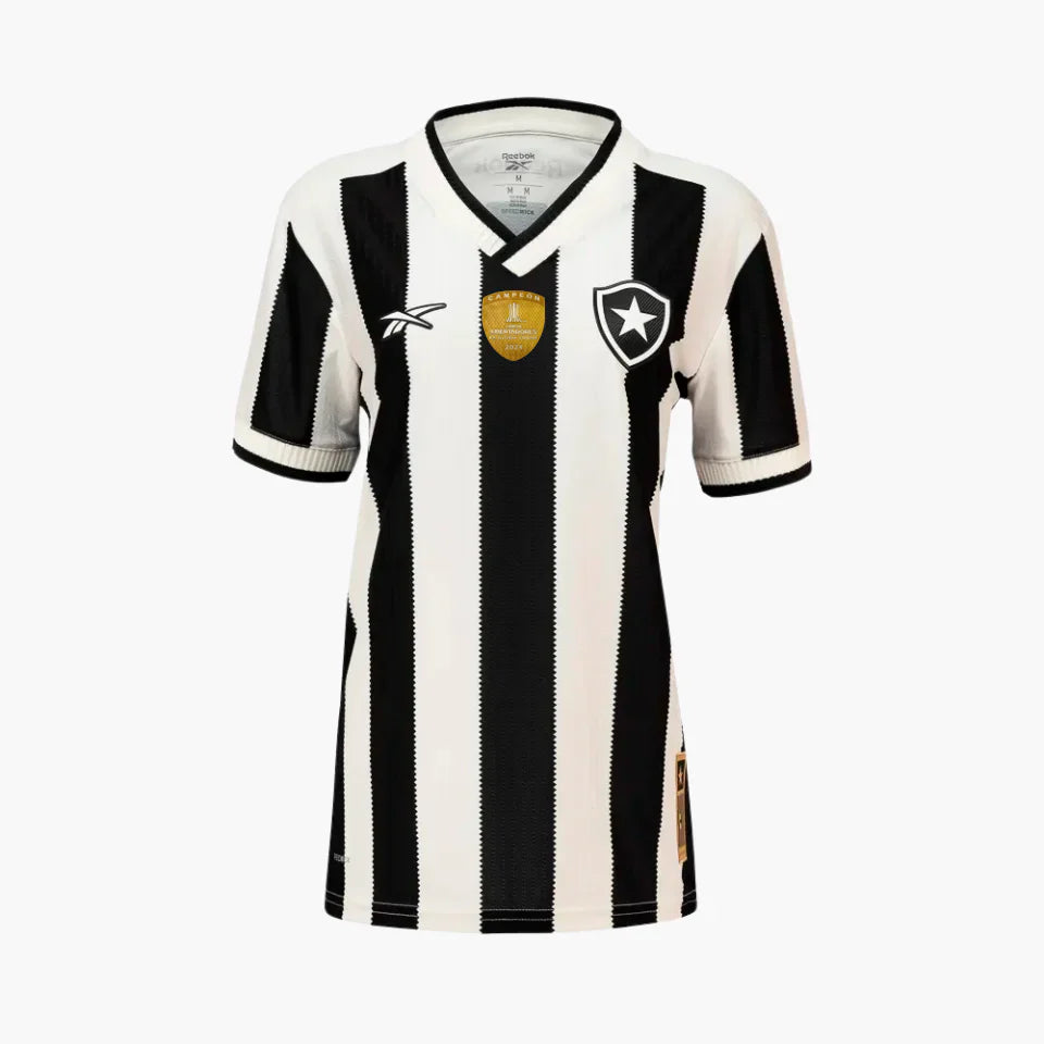 Camisa Feminina Reebok Botafogo 2024/25 I - Patch Libertadores