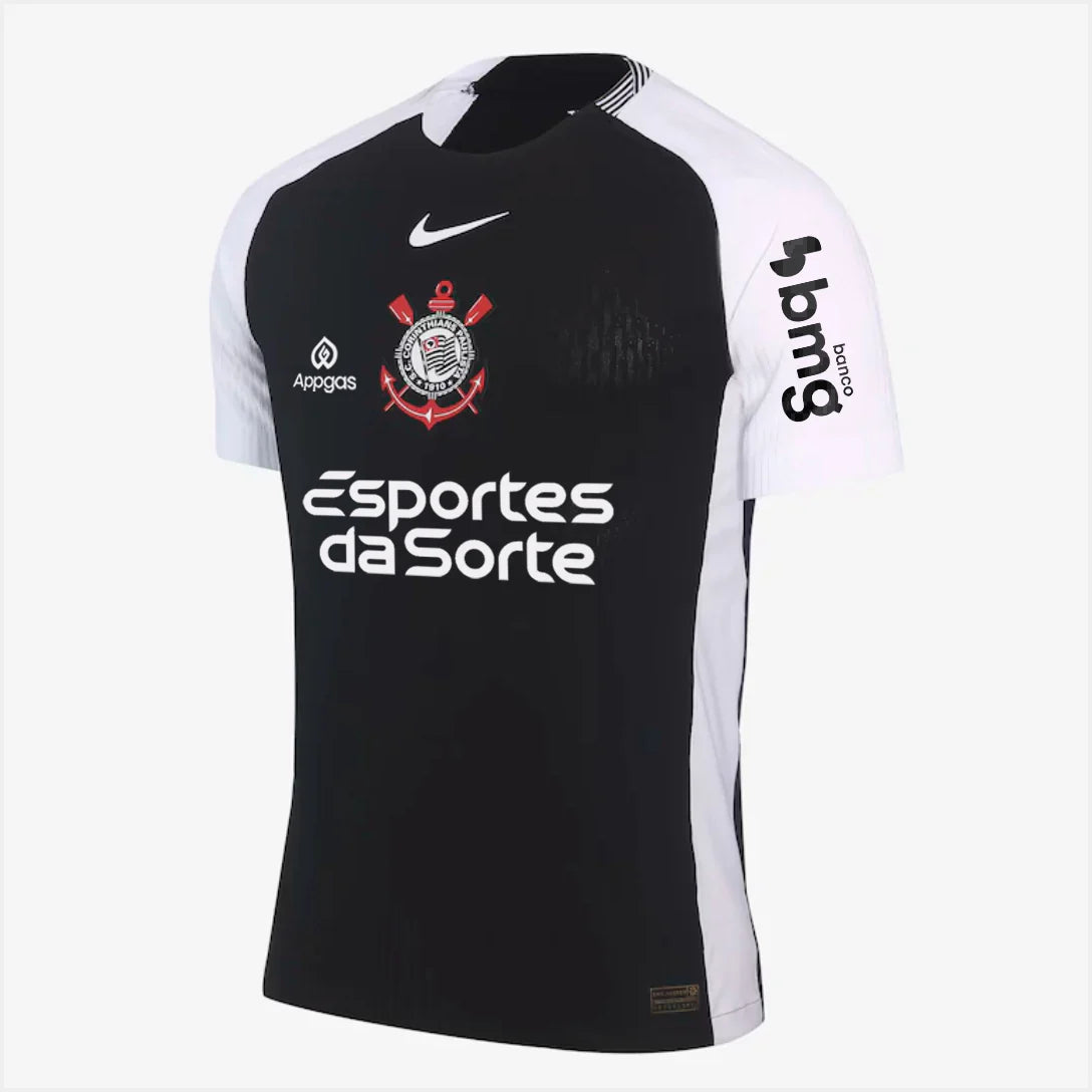 Camisa  Corinthians 2025/26 II Jogador Com Patrocínios [Slim Fit]