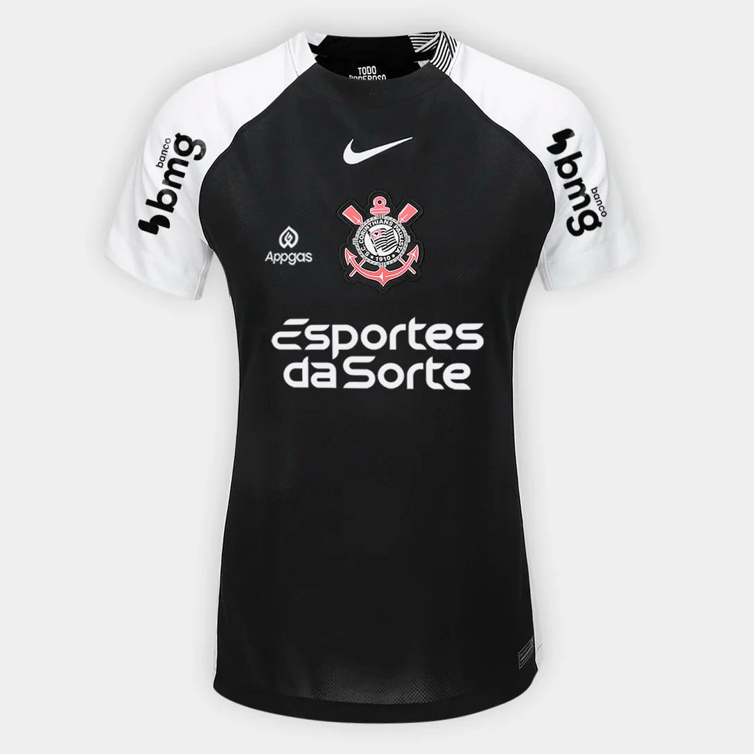 Camisa Feminina  Corinthians 2025/26 II Torcedor Com Patrocínios