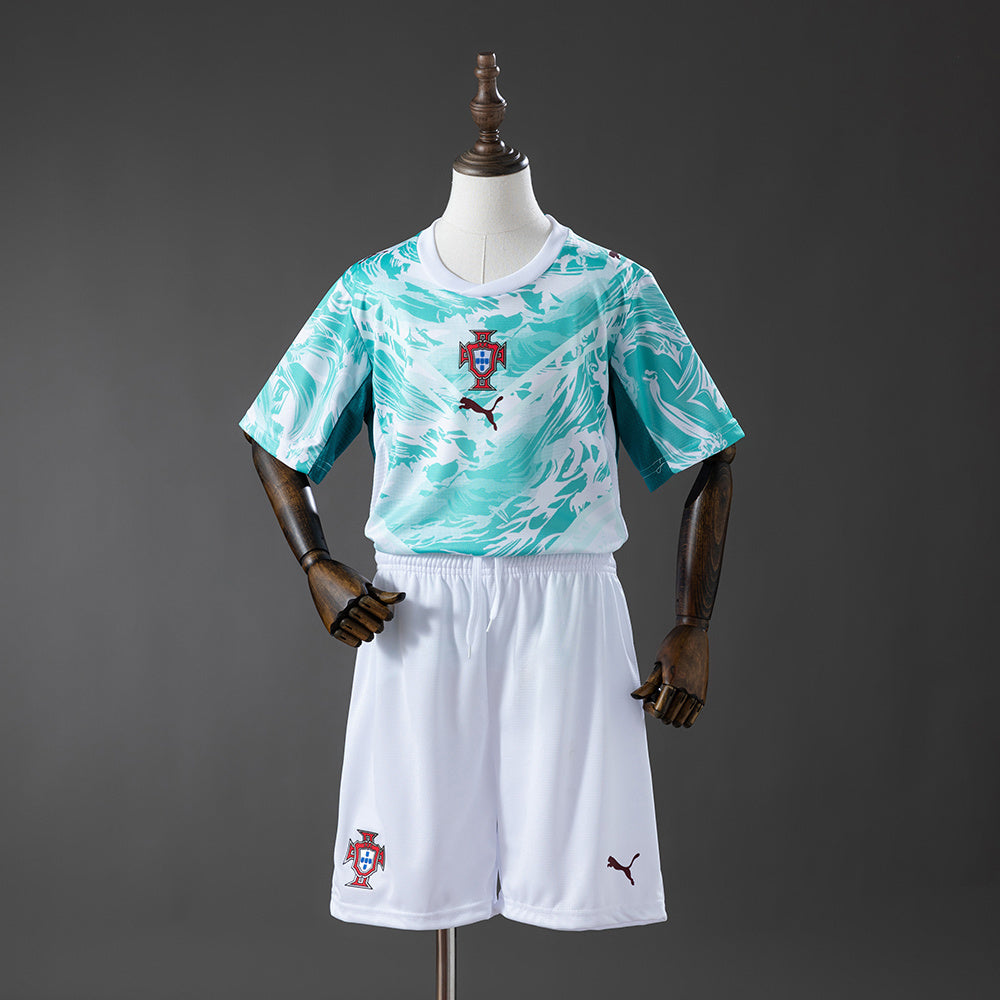 Portugal 2026 Away Kids Kit Jerseys - World Cup 2026