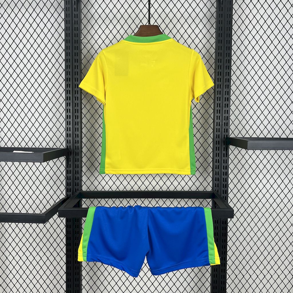 Brazil 2025/26 Home Kids Kit Brasil