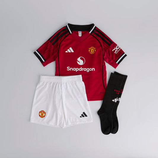 Kid's Manchester United Home Jersey 25/26