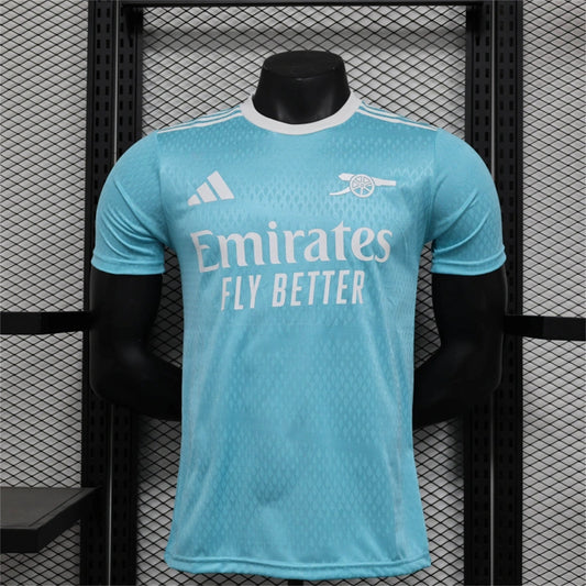 Arsenal 25/26 Pre-Match Jersey - Sky Blue - Player Version - Slim Fit