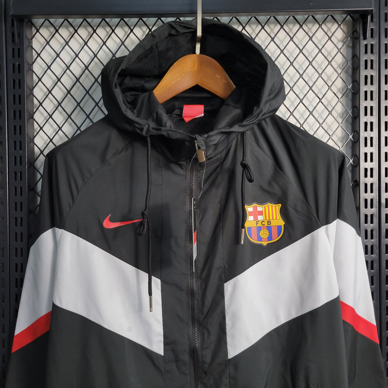 Jaqueta Corta Vento Barcelona 23/24 - Preto - Nike