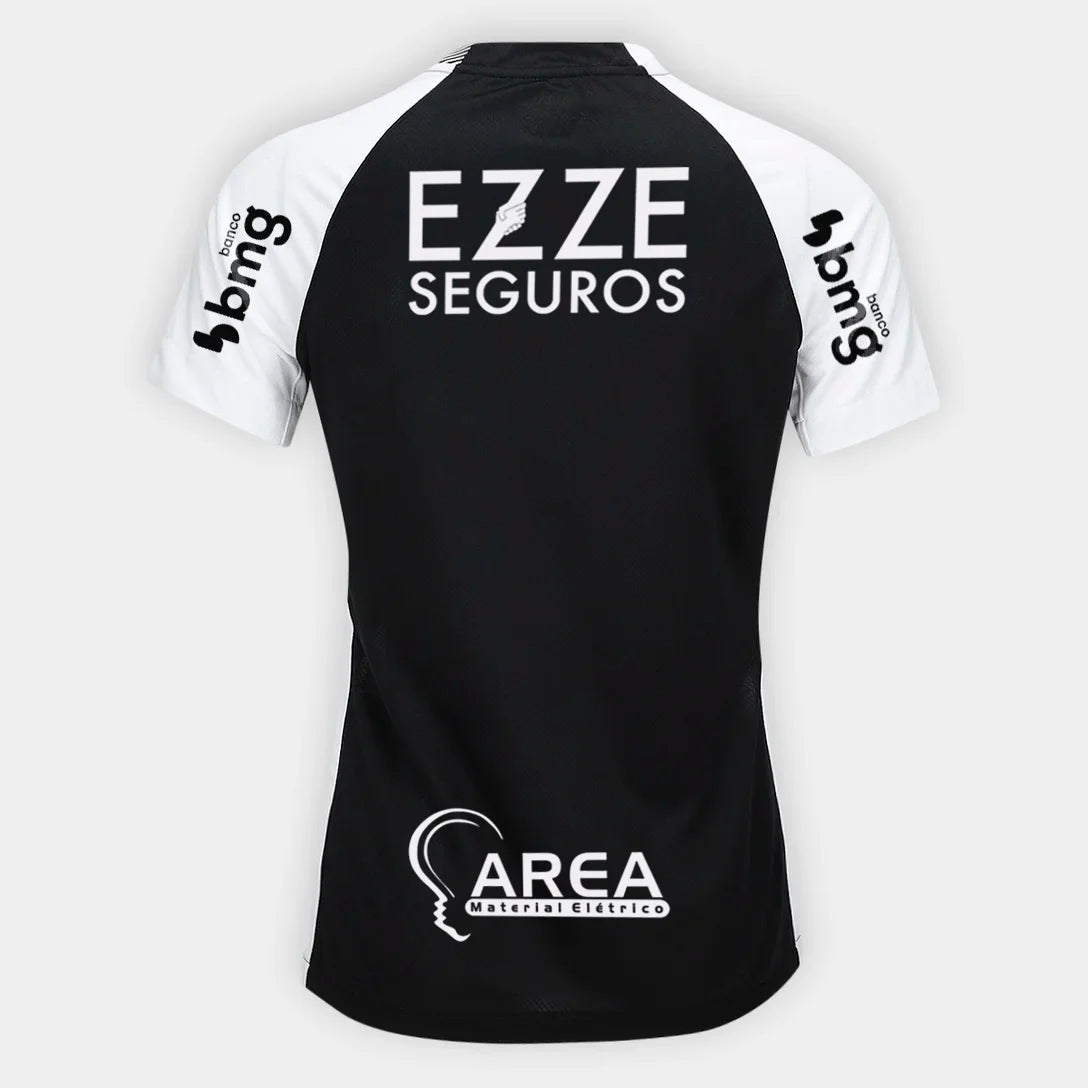 Camisa Feminina  Corinthians 2025/26 II Torcedor Com Patrocínios