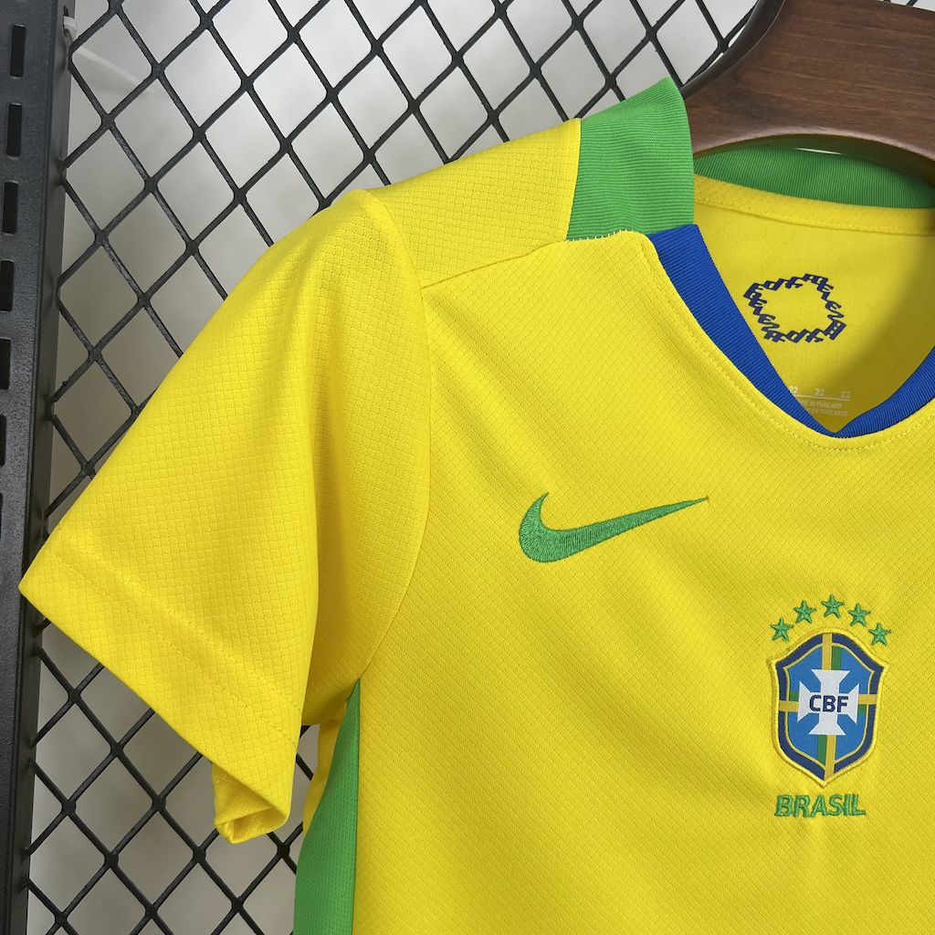 Brazil 2025/26 Home Kids Kit Brasil