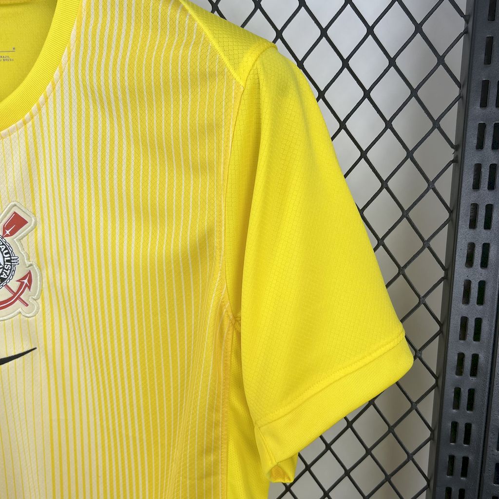 Corinthians 2025/26 Yellow goalkeeper Jersey - Fan Version