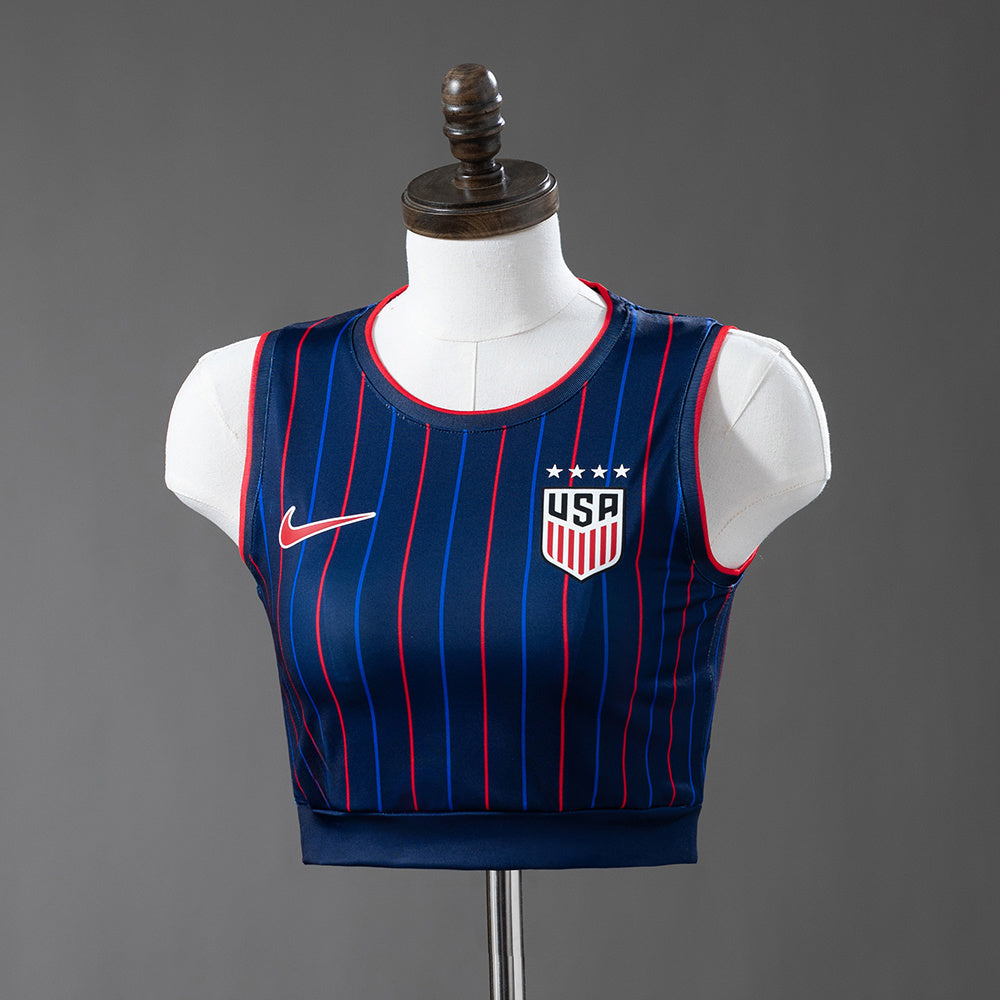 United States USA Women Away 2025 - Fan Version  Cropped
