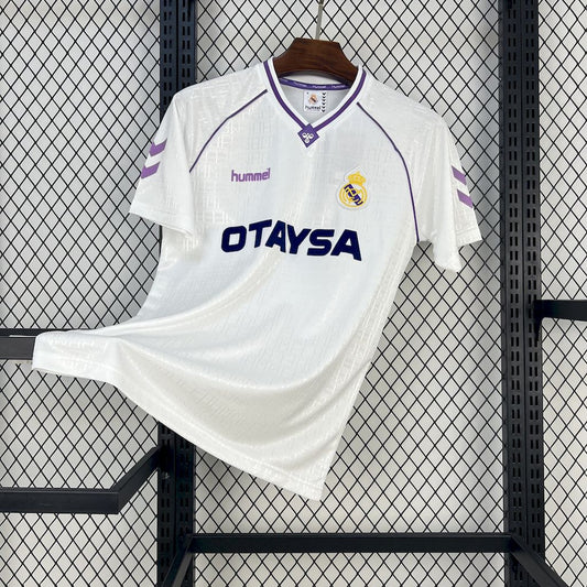 Real Madrid 1990/92 Home Retro Jersey