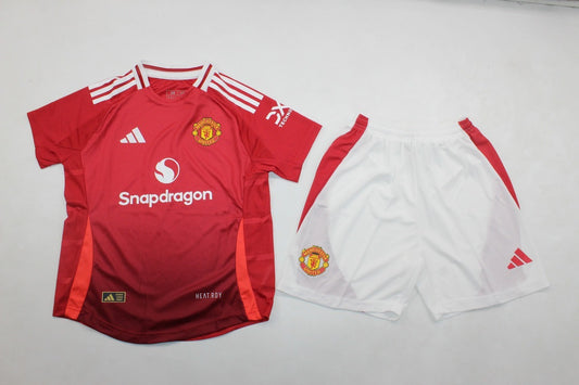 Manchester United 2024/25 Home - Kit Kids