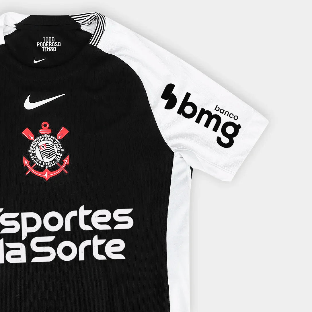 Camisa Nike Corinthians 2025/26 II Jogador Com Patrocínios [Slim Fit]