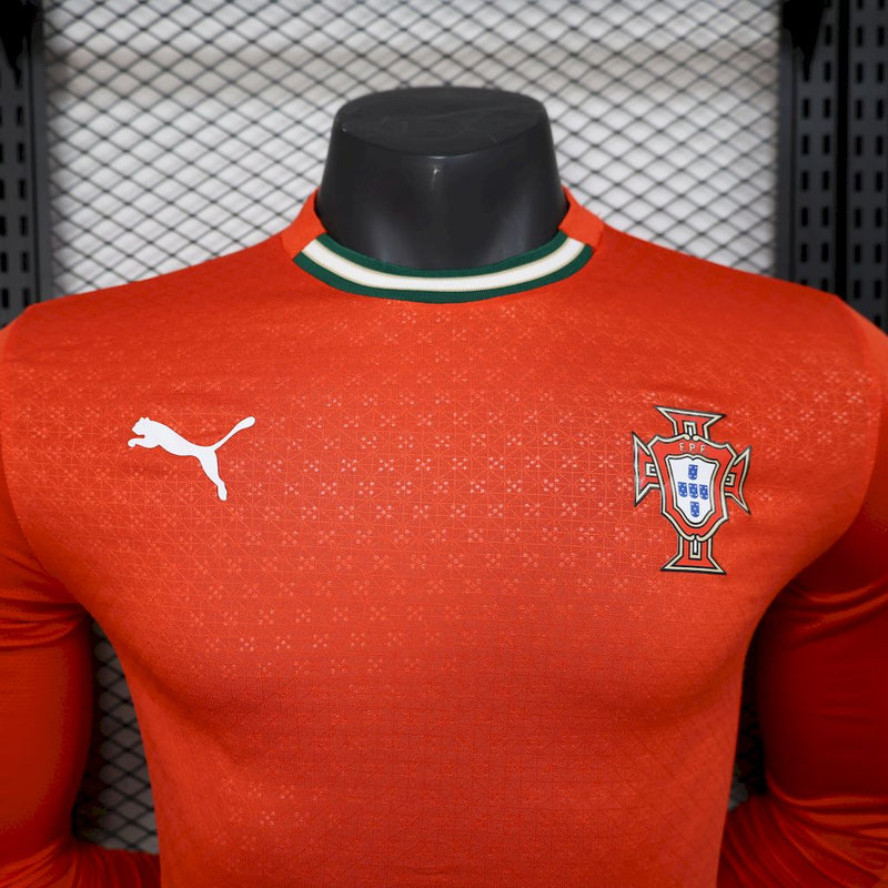 Portugal 2025_26  Home Long Sleeves Jersey Player Version - Puma