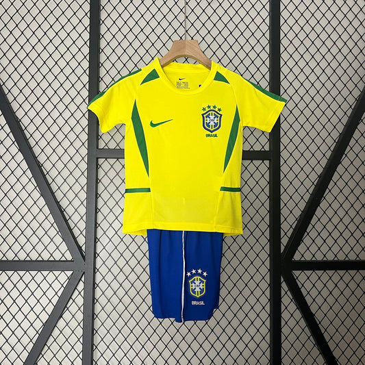 Brazil Home Retro Kids Kit 2002
