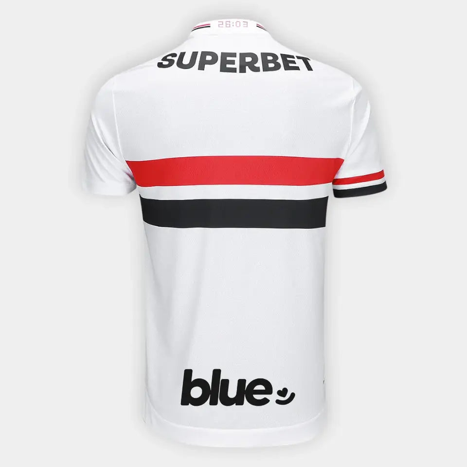 Camisa New Balance São Paulo 2025/26 I Jogador Authentic Com Patrocínios [Slim Fit]