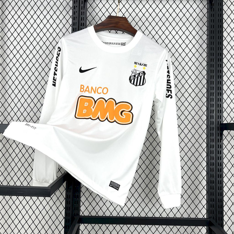 Santos 2011/12 Home Long Sleeves Retro Jersey