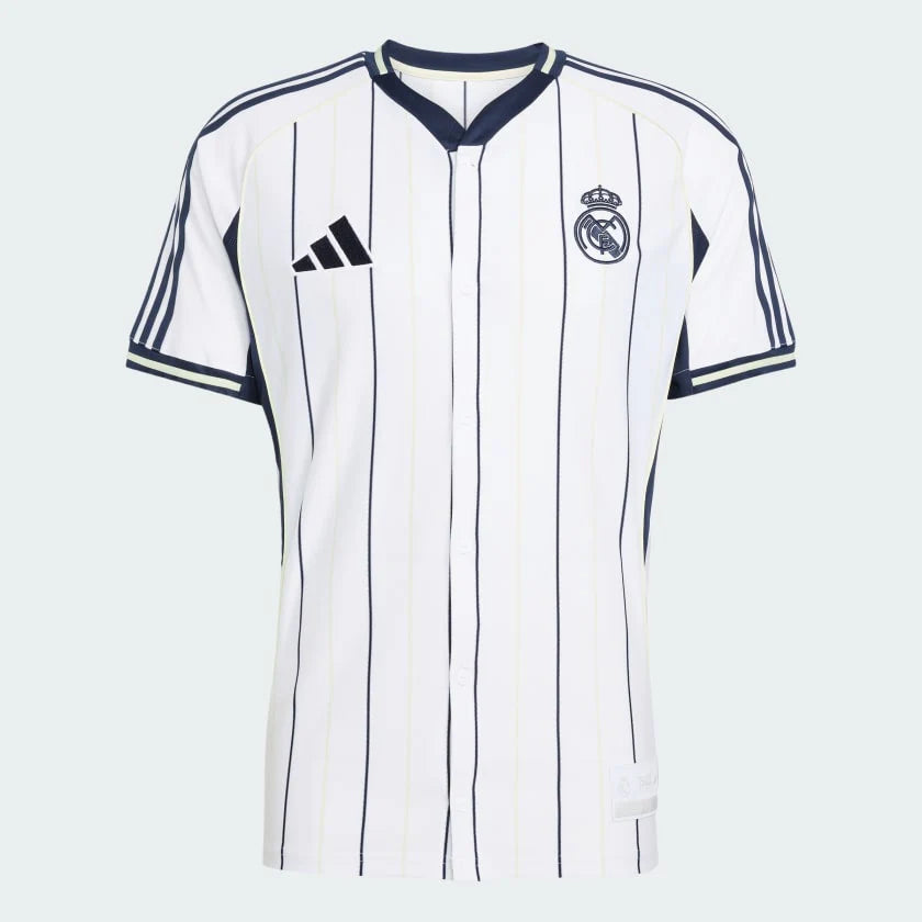Real Madrid Home Jersey 2025/26 - Version Baseball US Pack [Slim Fit]