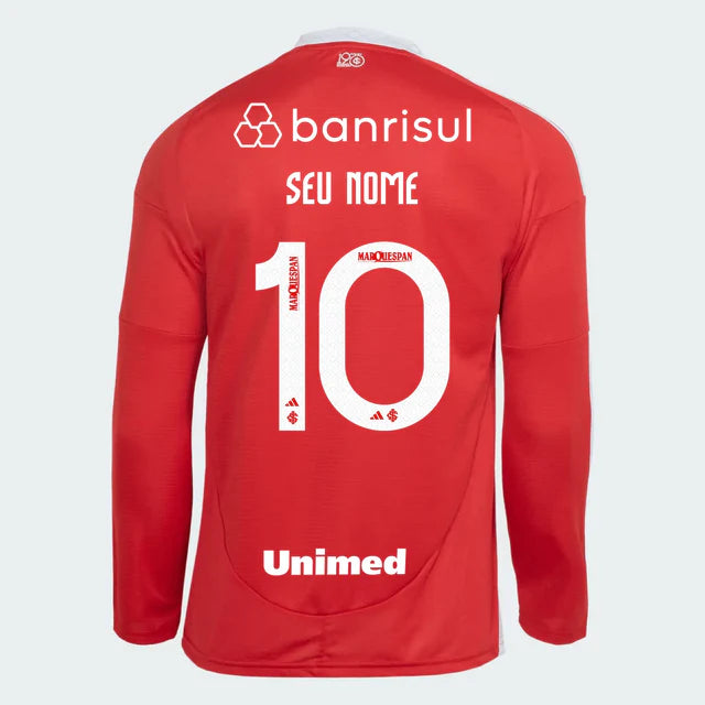 SC Internacional Home 2025 - Manga Longa SPONSOR