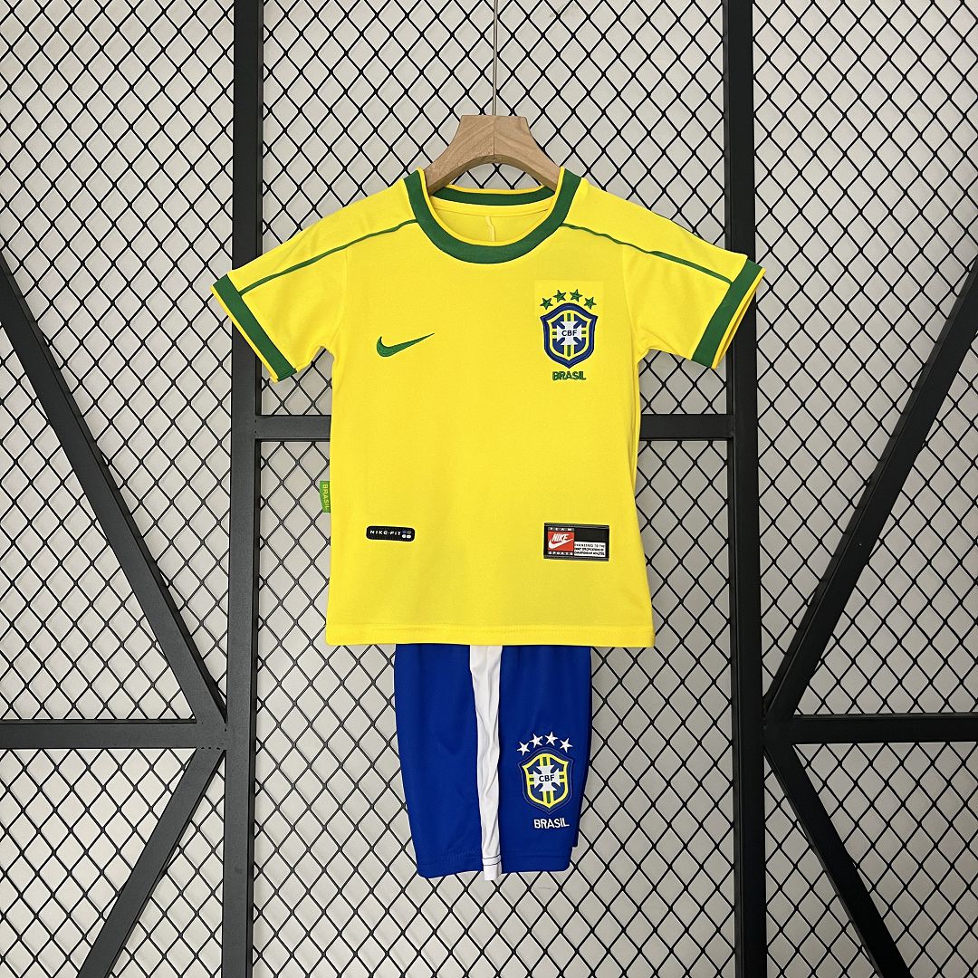 Brazil Home Retro Kids Kit 1998