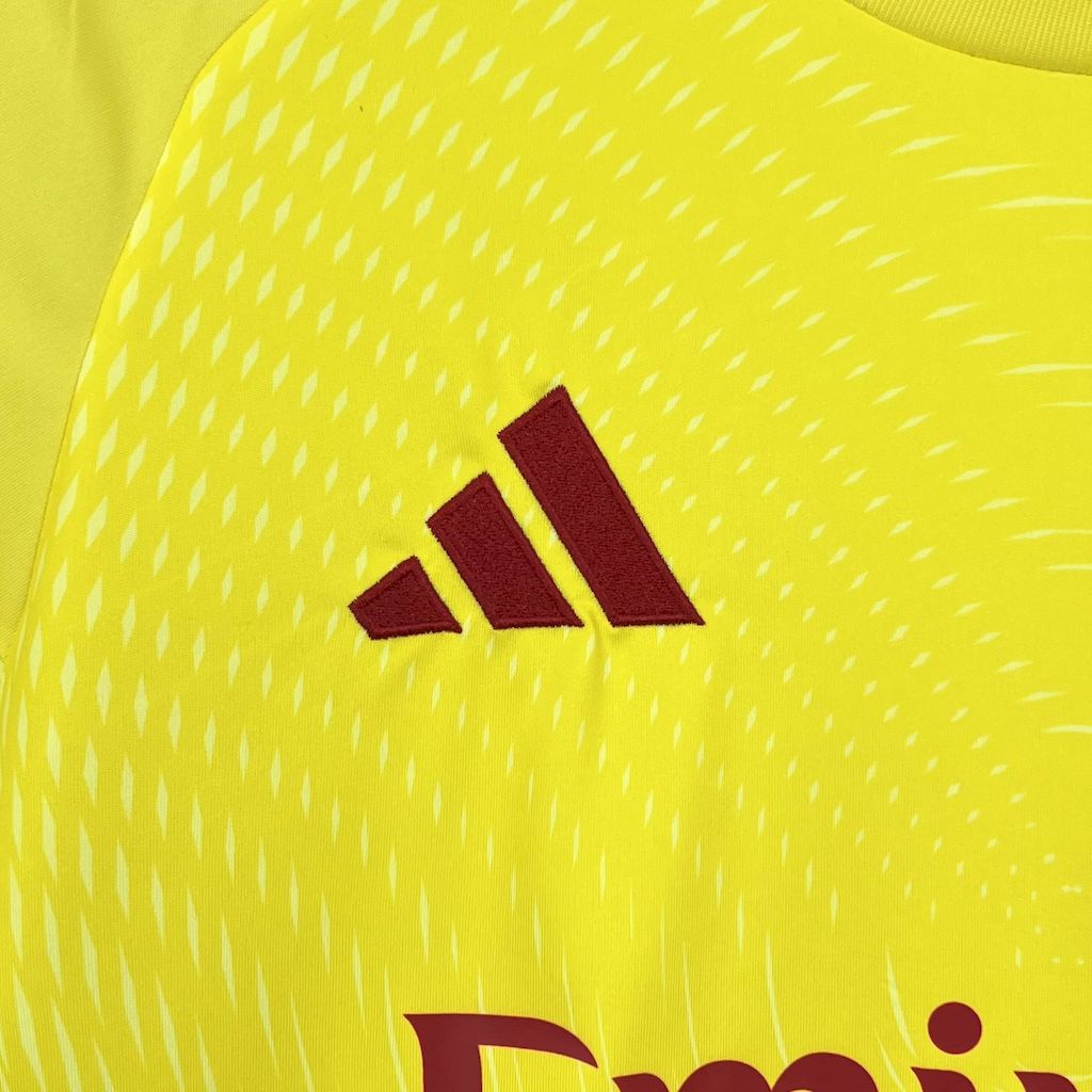 Arsenal 2025/26 Yellow goalkeeper Jersey