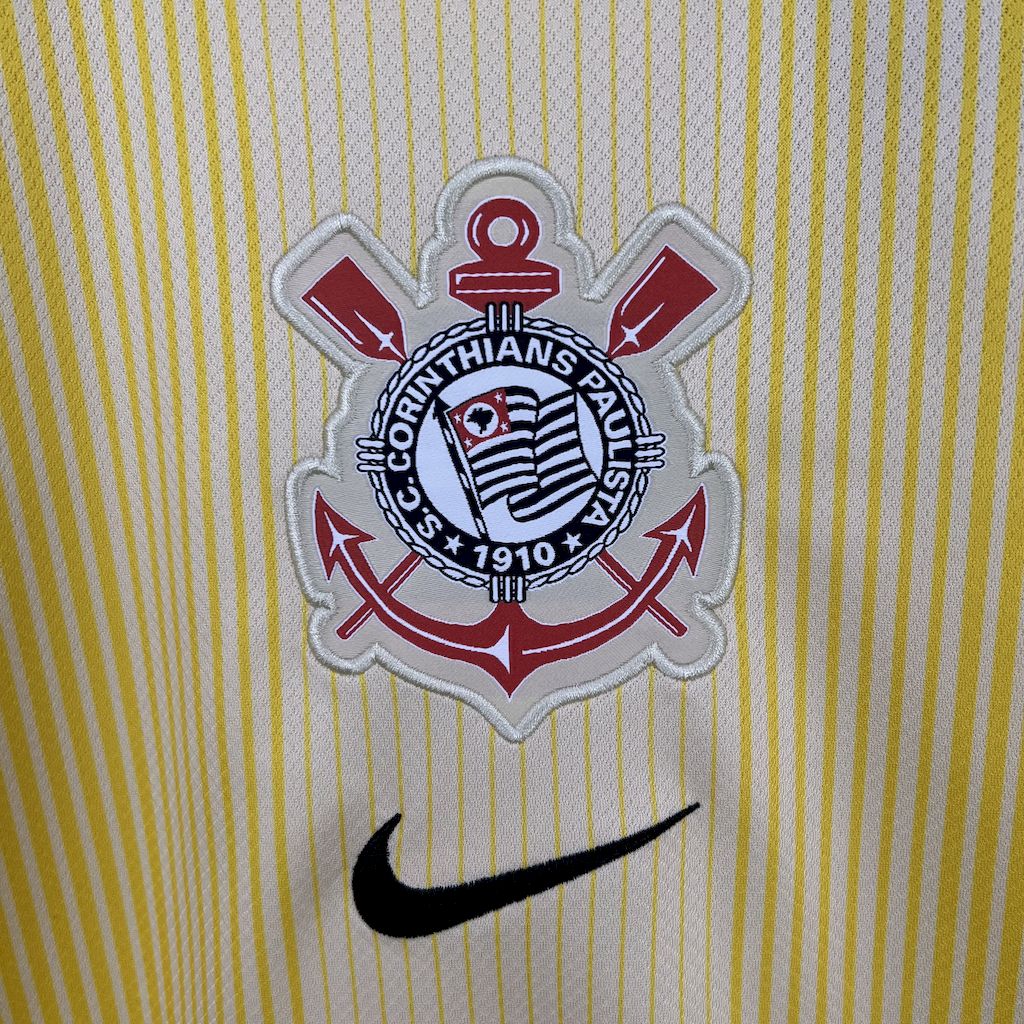 Corinthians 2025/26 Yellow goalkeeper Jersey - Fan Version