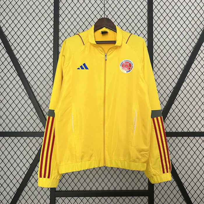 Colombia 24/25 Windbreaker Jacket Yellow - Adidas