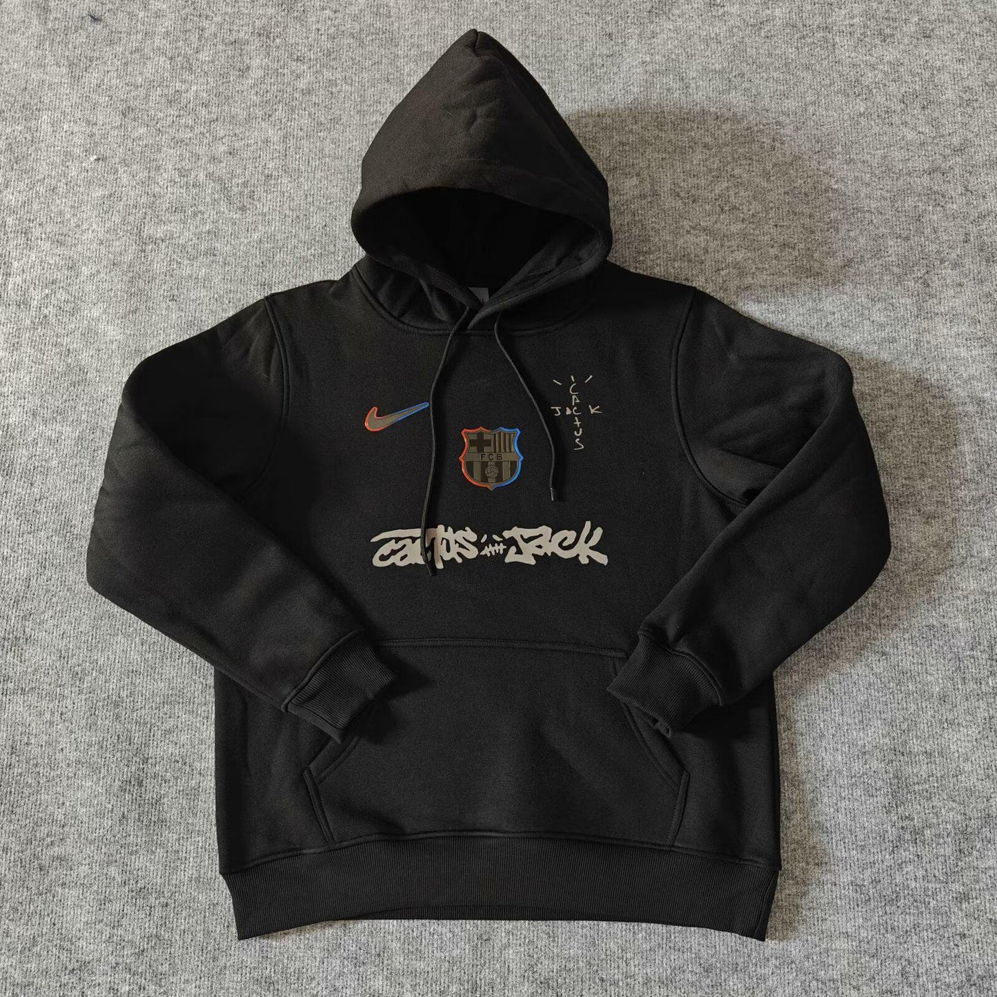Barcelona Sweatshirt  2025 - Travis Scott Collab Spotify - Black
