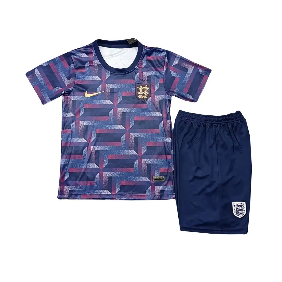 Kids England Short Training Royal Jersey 2024