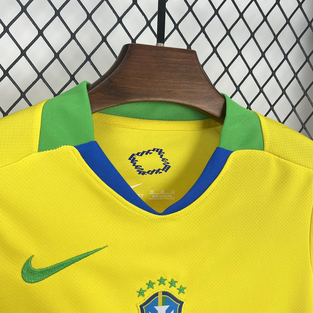 Brazil 2025/26 Home Kids Kit Brasil