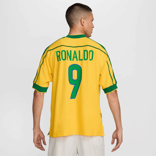 Brazil 1998/99 Retro Jersey – Men’s Edition RONALDO #9
