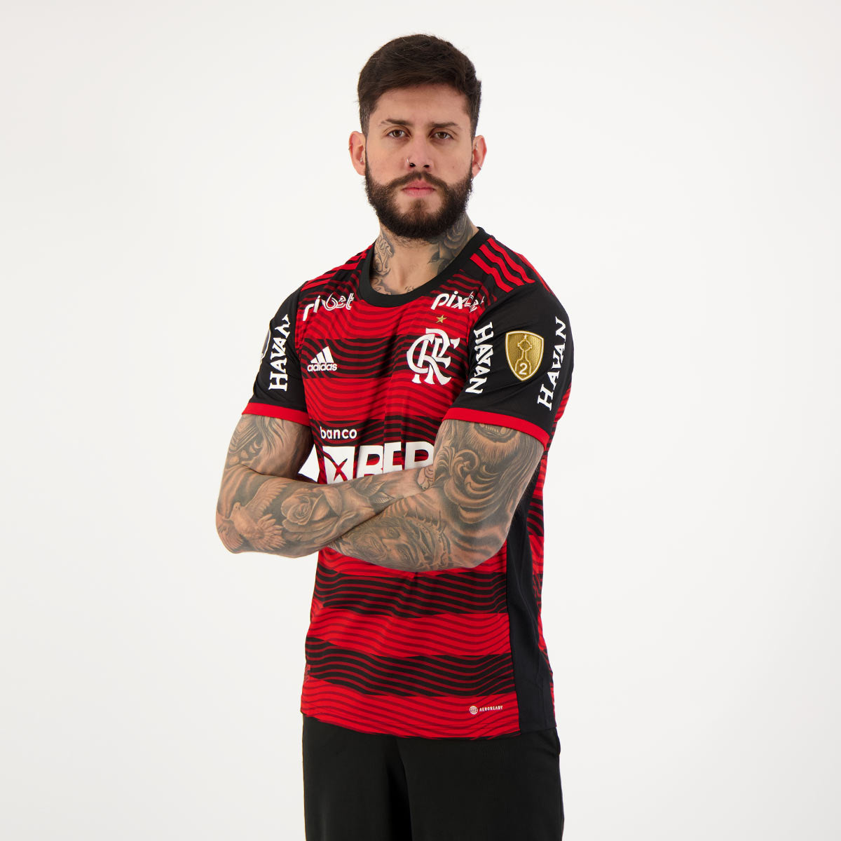Camisa Retro Flamengo 2022 Home - Patch Libertadores