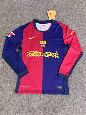 Barcelona 2025/26 Travis Scott Authentic Player Long Sleeve [Slim Fit]