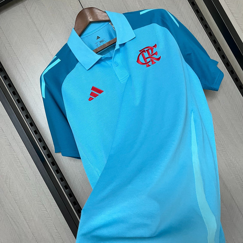 2025/26 Flamengo POLO Light Blue - Adidas