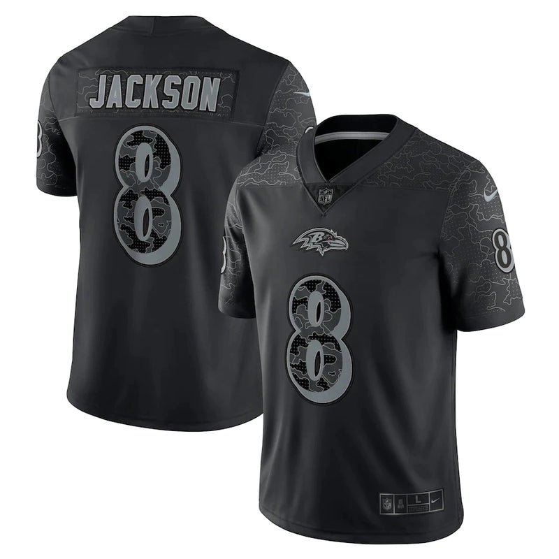 Camisa Baltimore Ravens Edição Limitada Nike Masculina - Lamar Jackson - Preta