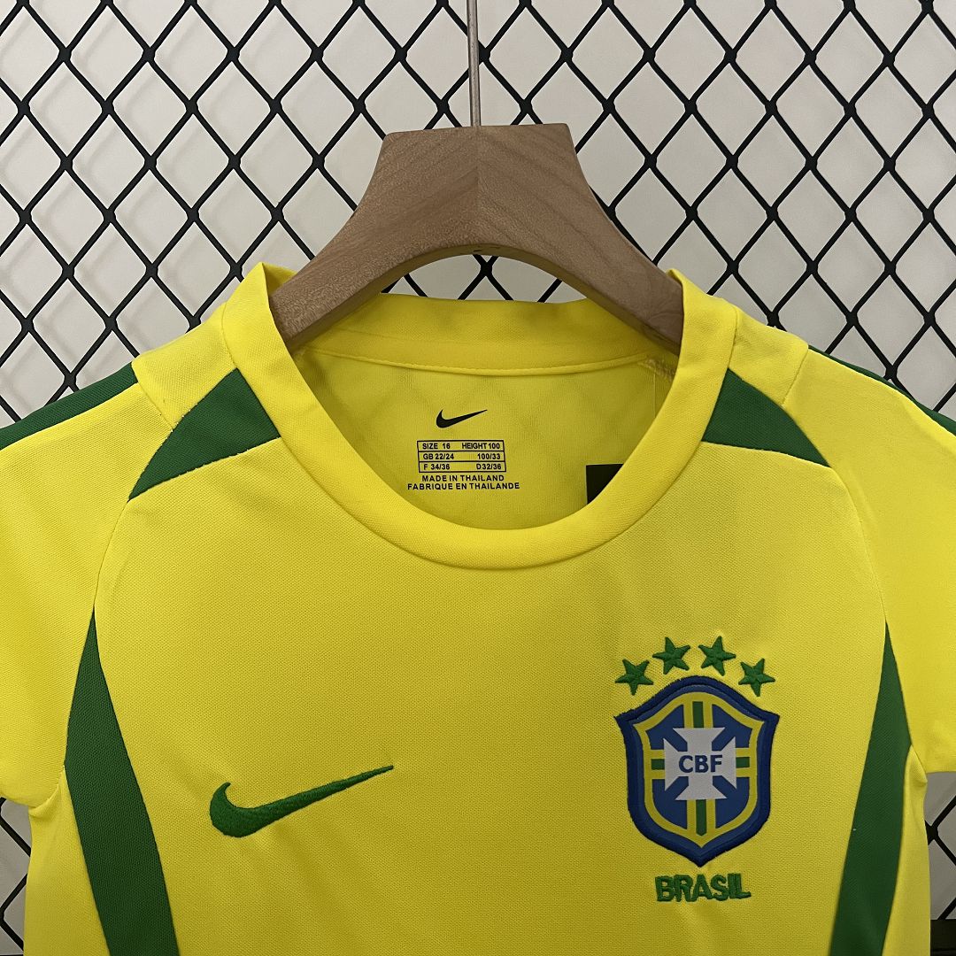 Brazil Home Retro Kids Kit 2002
