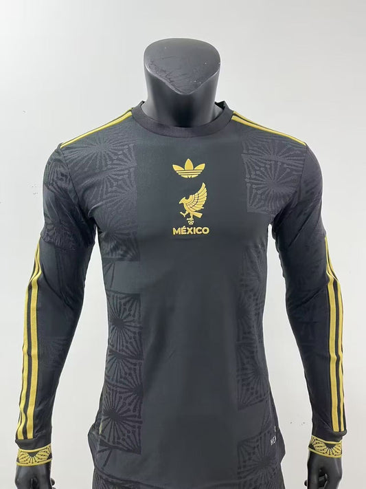 Mexico Authentic Player [Slim Fit] Player [Slim Fit] Player [Slim Fit] Player Edition Especial Gold Cup Shirt 2025 Long Sleeve - Slim Fit